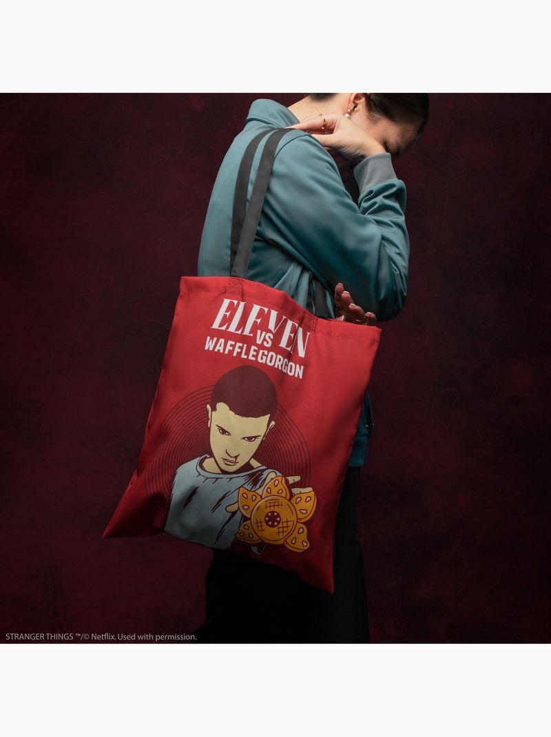 Tote Bag Onze - Stranger Things Rouge - Kiabi