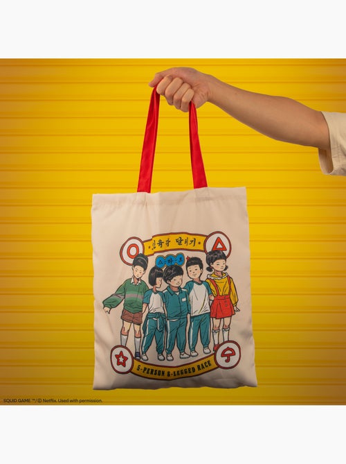 Tote Bag Récréation Coréenne Rétro - Squid Game - Kiabi Tote Bag Récréation Coréenne Rétro - Squid Game - Kiabi