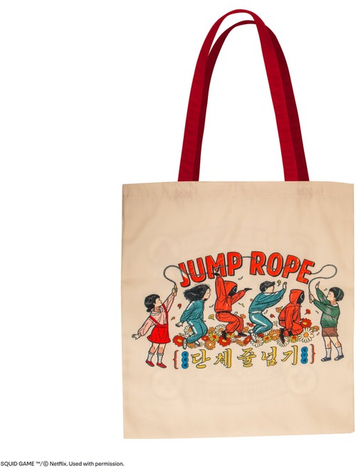 Tote Bag Récréation Coréenne Rétro - Squid Game - Kiabi Tote Bag Récréation Coréenne Rétro - Squid Game - Kiabi