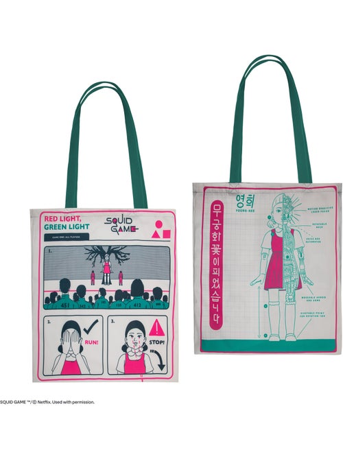 Tote Bag Schéma de Young-Hee - Squid Game - Kiabi
