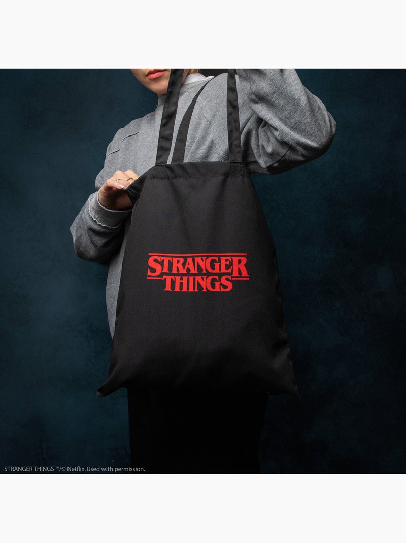Tote Bag Stranger Things - Stranger Things Noir - Kiabi