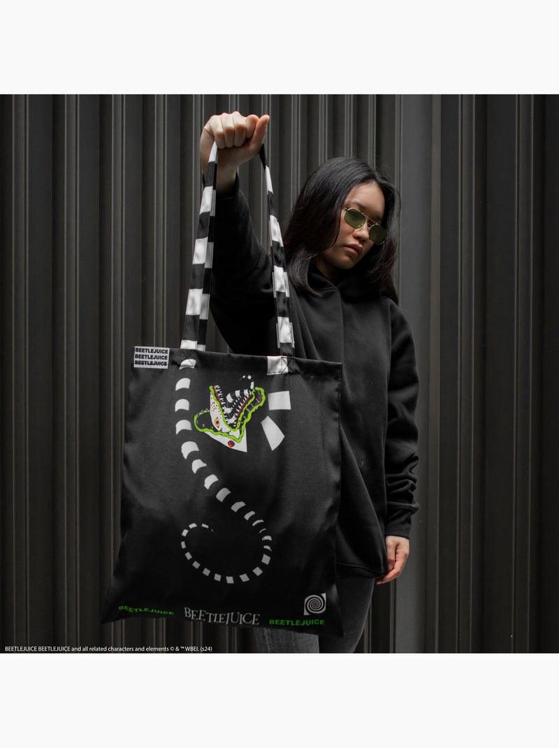 Tote Bag Ver des Sables - Beetlejuice Noir - Kiabi