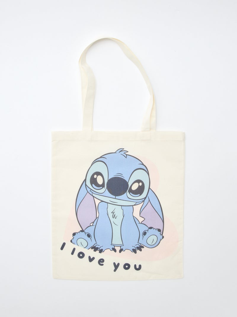 Tote bag XL 'Disney' Blanc - Kiabi