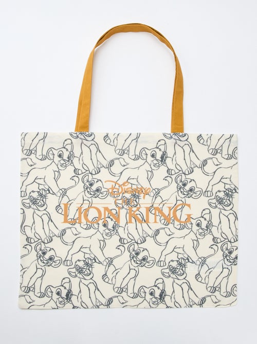 Tote bag XL en tissu 'Simba' - Kiabi