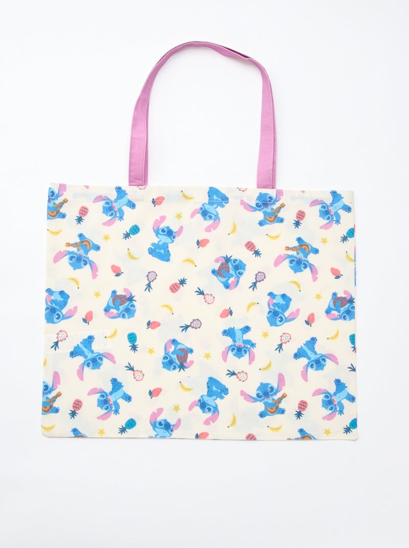 Tote bag XL en tissu 'Simba' Beige - Kiabi