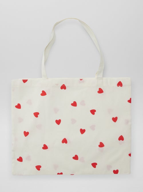 Tote bag XL imprimé - Kiabi