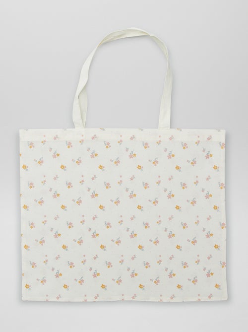 Tote bag XL imprimé - Kiabi