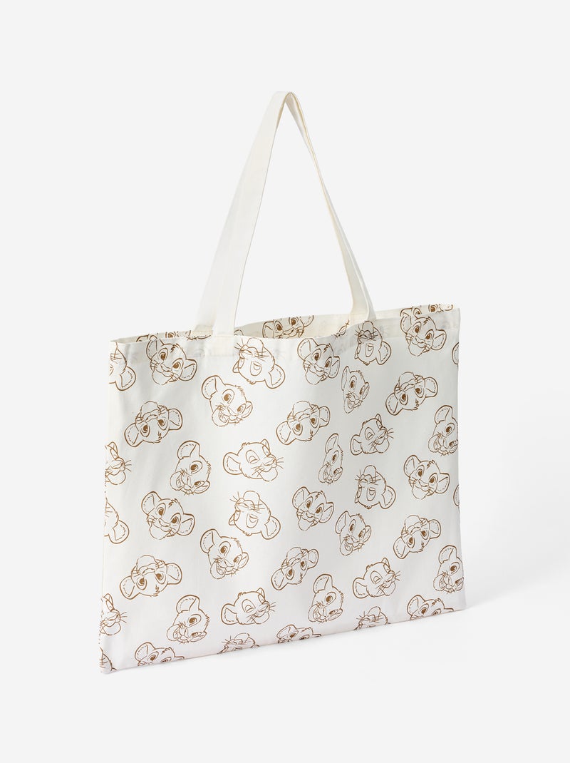 Tote bag XL 'Le Roi Lion" "Disney' - Noël Beige - Kiabi