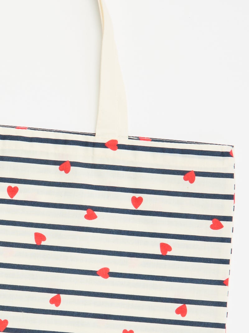 Tote bag XL Rouge - Kiabi