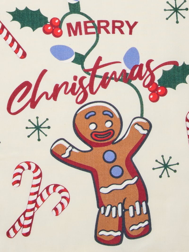 Tote bag XL 'Skrek' 'Petit Biscuit' Blanc - Kiabi