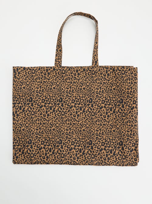 Tote-bag XXL en toile - Kiabi