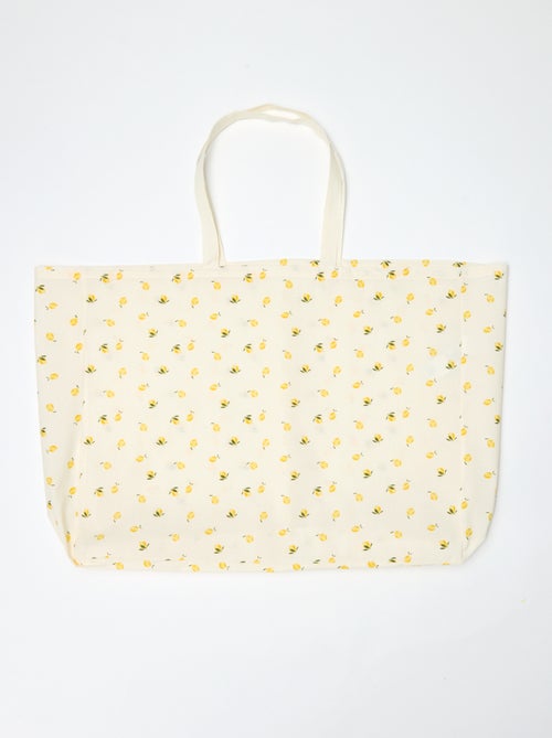 Tote-bag XXL en toile - Kiabi Tote-bag XXL en toile - Kiabi