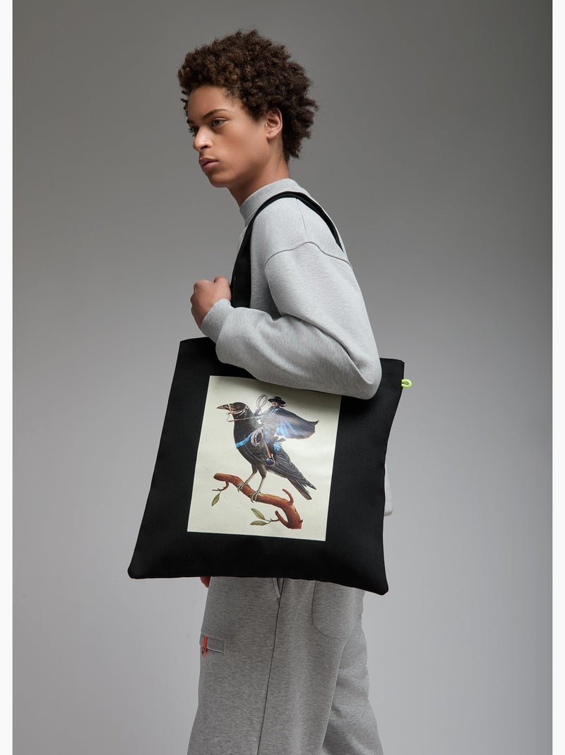 Tote bag yoko zorro  homme - sae paris Noir - Kiabi