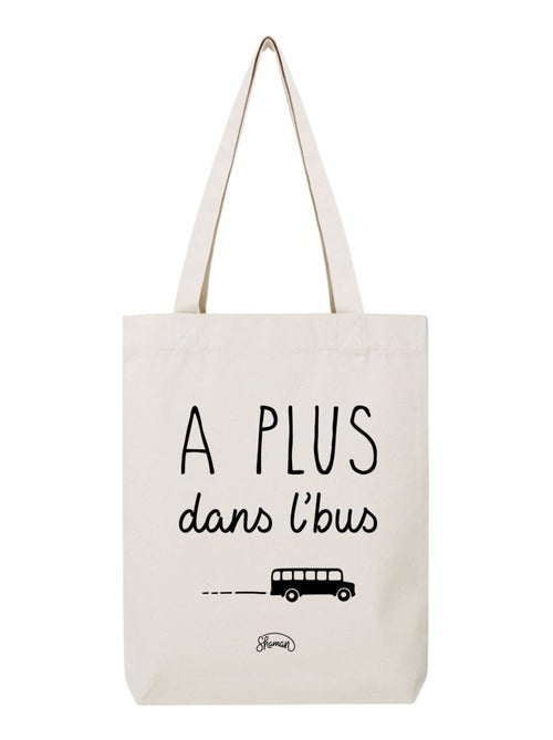 Totebag A PLUS DANS L'BUS - Kiabi