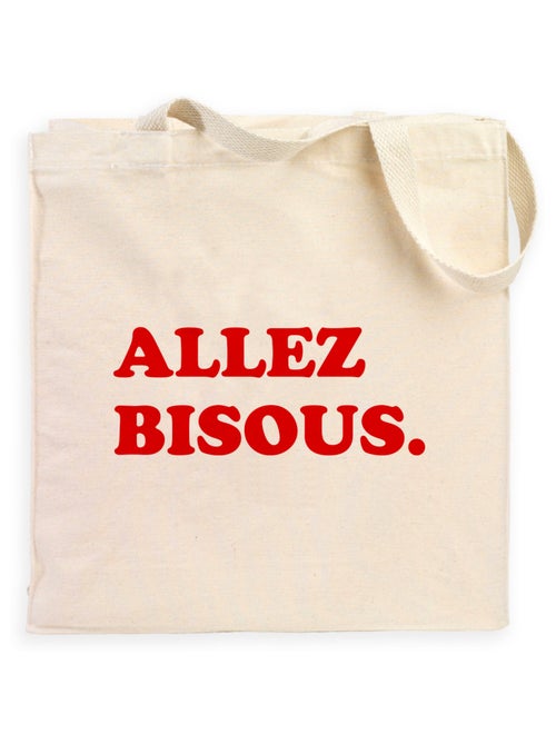 Totebag ALLEZ BISOUS - Kiabi