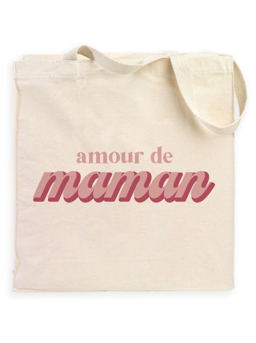 Totebag AMOUR DE MAMAN - Kiabi