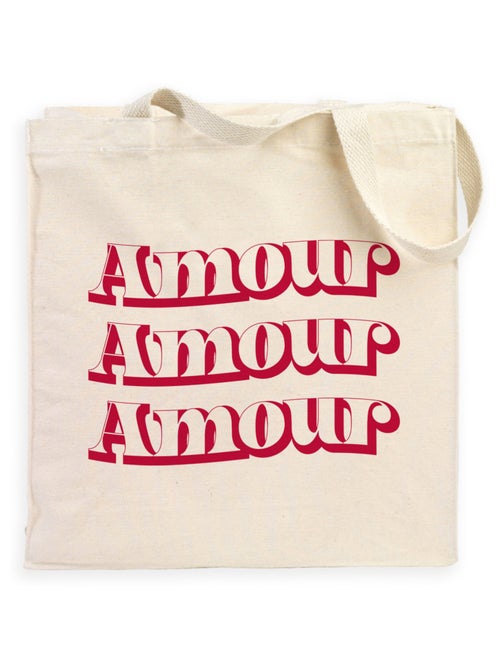 Totebag AMOUR FACE - Kiabi