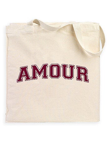 Totebag AMOUR TYPO USA
