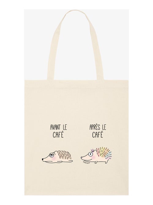 Totebag AVANT APRES CAFE - Kiabi