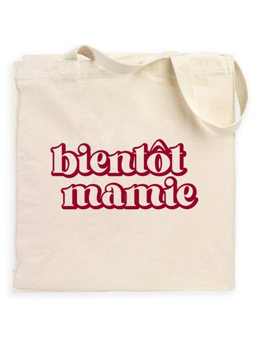 Totebag BIENTÔT MAMIE - Kiabi