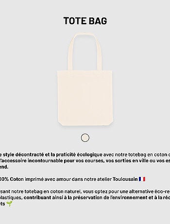 Totebag BISOU TYPO USA