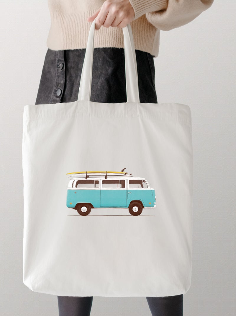 Totebag BLUE VAN Beige - Kiabi