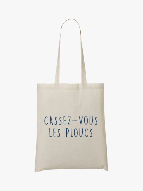 Totebag CASSEZ-VOUS LES PLOUCS - Kiabi