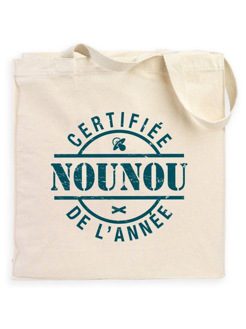 Totebag CERTIFIÉE NOUNOU DE L'ANNÉE - Kiabi