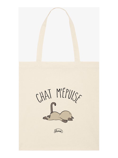 Totebag CHAT M'EPUISE - Kiabi