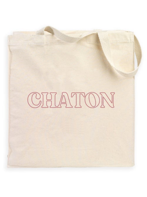 Totebag CHATON ROSE - Kiabi