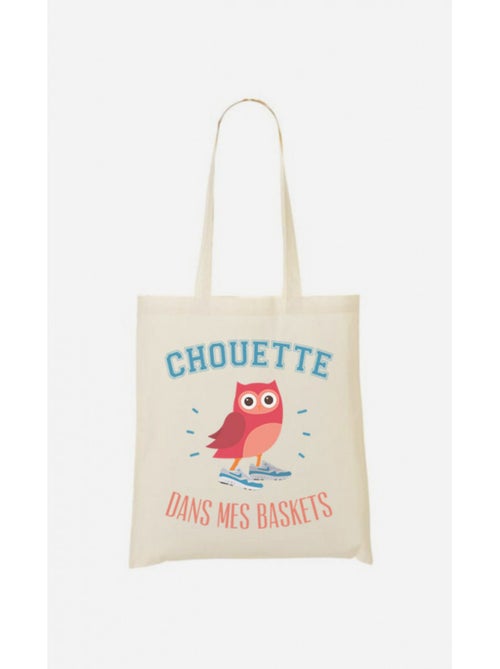 Totebag CHOUETTE DANS MES BASKETS - Kiabi