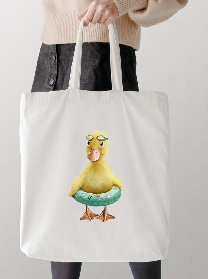 Totebag DUCK BOUEE Beige - Kiabi