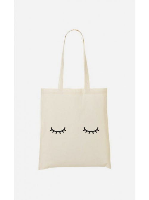 Totebag EYES CLOSED - Kiabi