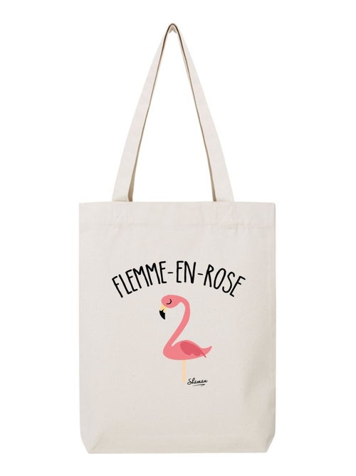 Totebag FLEMME EN ROSE - Kiabi