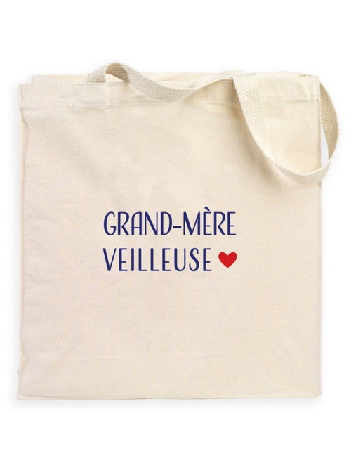 Totebag GRAND-MÈRE VEILLEUSE - Kiabi