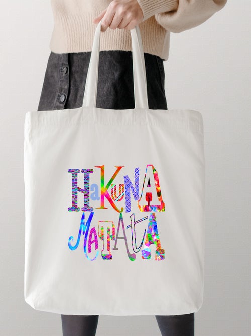 Totebag HAKUNA MATATA COLOR - Kiabi