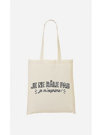 Totebag JE NE RALE PAS