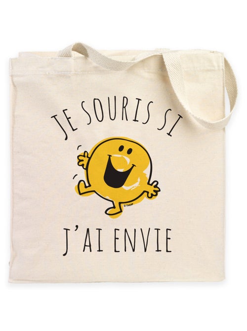 Totebag JE SOURIS SI J'AI ENVIE - Kiabi