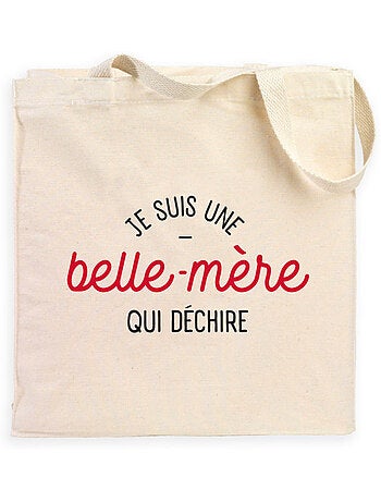 Totebag JE SUIS UNE BELLE-MÈRE QUI DÉCHIRE