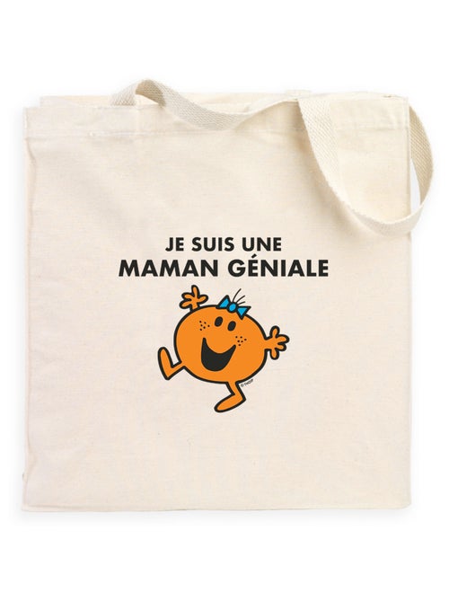 Totebag JE SUIS UNE MAMAN GENIALE - Kiabi