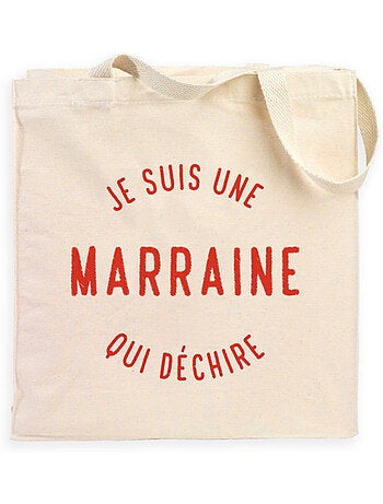 Totebag JE SUIS UNE MARRAINE QUI DÉCHIRE 2 MPT