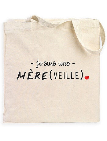 Totebag JE SUIS UNE MERE VEILLE
