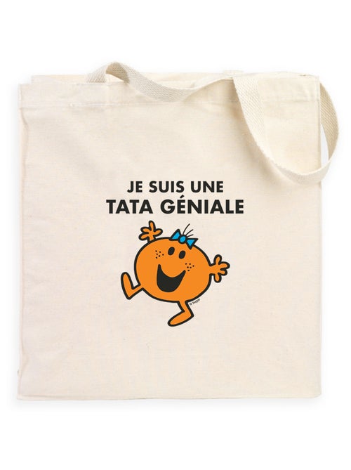 Totebag JE SUIS UNE TATA GENIALE - Kiabi