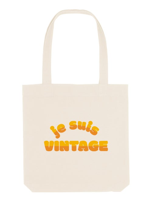 Totebag JE SUIS VINTAGE - Kiabi