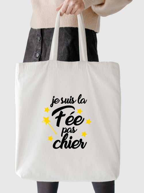 Totebag LA FÉE PAS CHIER - Kiabi