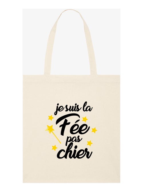 Totebag LA FÉE PAS CHIER - Kiabi