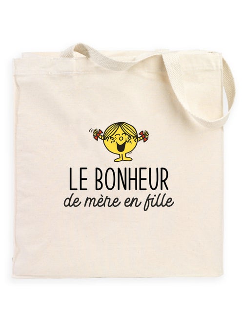 Totebag LE BONHEUR DE MERE EN FILLE - Kiabi