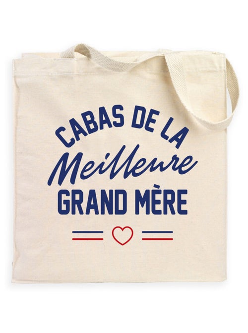 Totebag LE CABAS DE LA MEILLEURE GRAND MERE - Kiabi