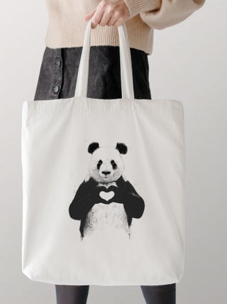 Totebag LOVE PANDA