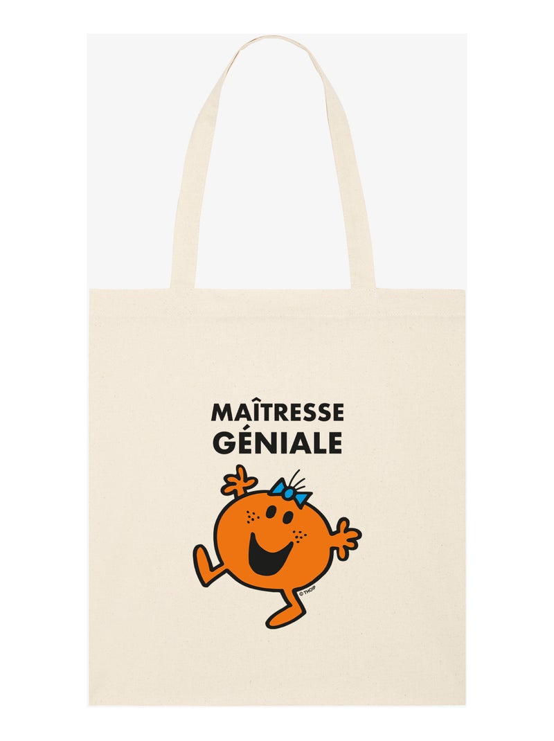 Totebag MAITRESSE GENIALE Beige - Kiabi